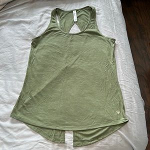 Kyodan Yoga Tank size Small Olive Green